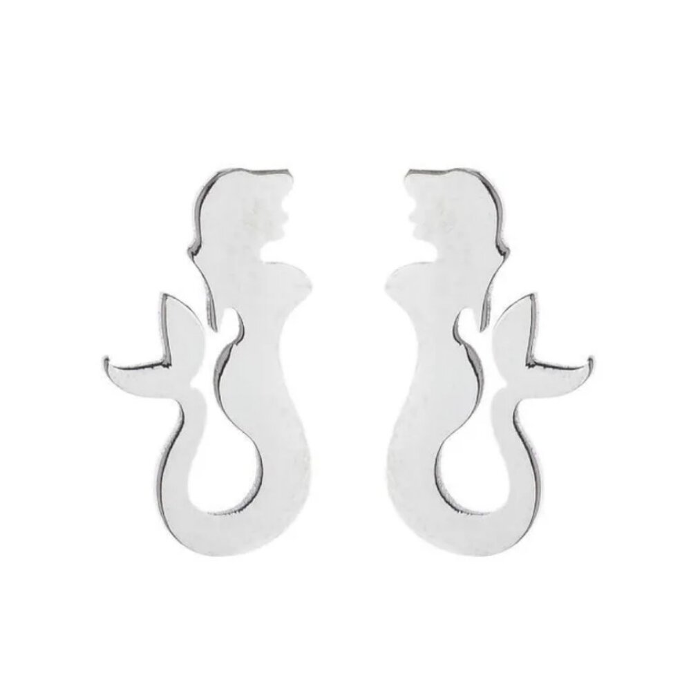 Mermaid Earrings Stainless Steel (85)